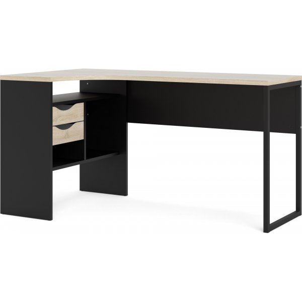 Function Plus Schreibtisch 145,1 x 81 x 76,8 cm - Schwarz/Eiche Function Plus Schreibtisch 145,1 x 81 x 76,8 cm - Schwarz/Eiche