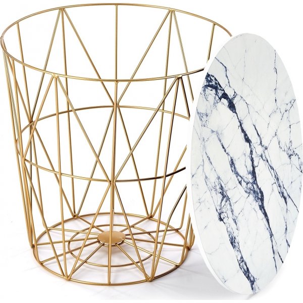 Couchtisch Marmor / Gold Ø42 cm Couchtisch Marmor / Gold Ø42 cm