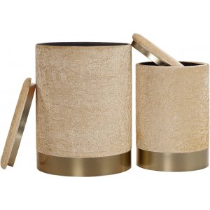 Komfort-Pouf-Set - Beige