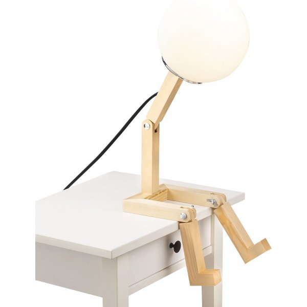 Milet Tischlampe opal - Natur