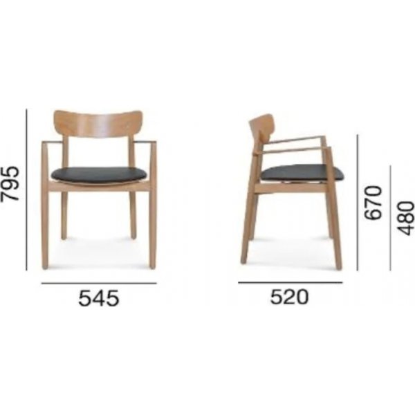 Nopp Gestellstuhl mit gepolsterter Sitzfläche - Optionale Farbe des Gestells und der Polsterung Nopp Gestellstuhl mit gepolsterter Sitzfläche - Optionale Farbe des Gestells und der Polsterung