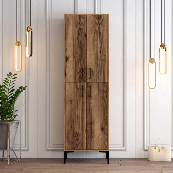 Berliner Schuhschrank - Nussbaum Berliner Schuhschrank - Nussbaum