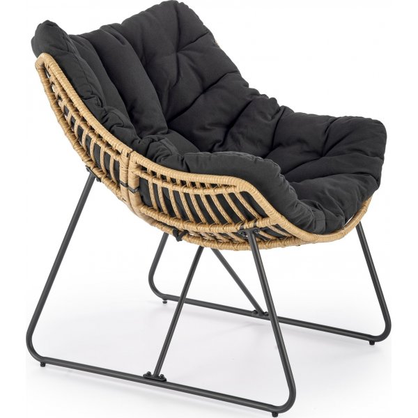 Whisper-Sessel - Schwarz/Beige