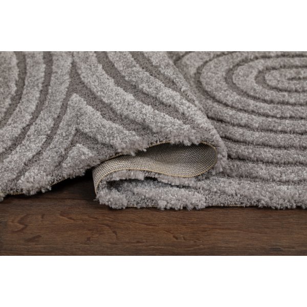 Genova Zen maschinengewebter Teppich Grau Genova Zen maschinengewebter Teppich Grau