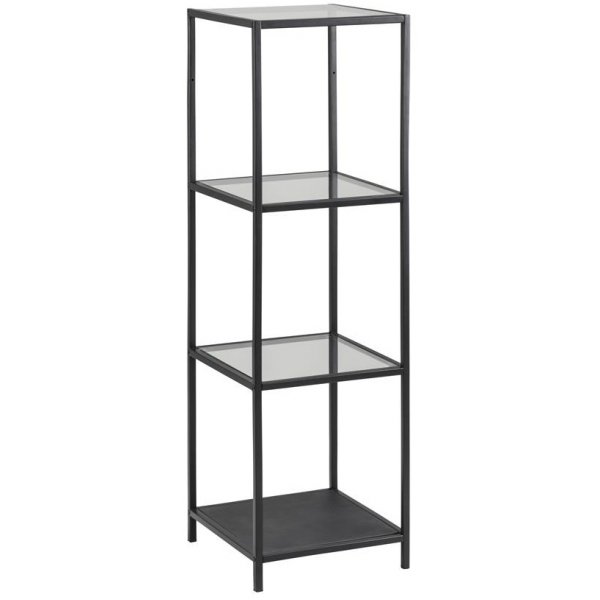Seaford Regal 120 cm - Schwarz