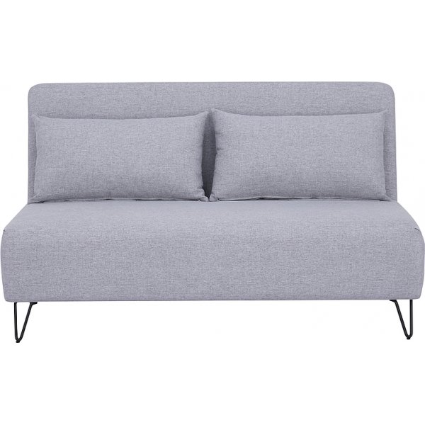 Graues 2-Sitzer-Schlafsofa Zenia