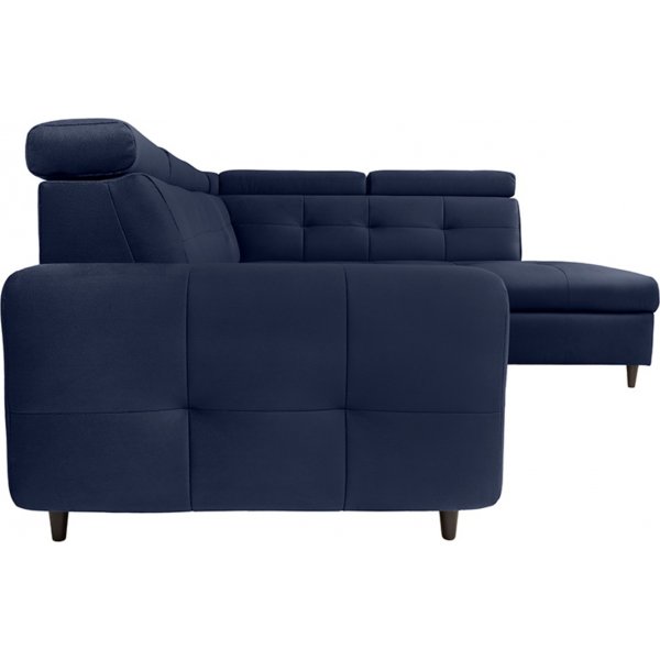 Matras Ecksofa mit offenem Ende rechts - Blau Matras Ecksofa mit offenem Ende rechts - Blau