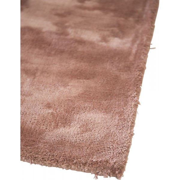 Viskoseteppich Bryan - Altrosa Viskose