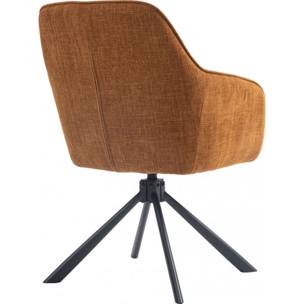 Option Sessel - Rostrot/Schwarz