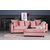 Brandy Lounge - 3,5-Sitzer Sofa (Dusty Pink) + Mbelpflegeset fr Textilien