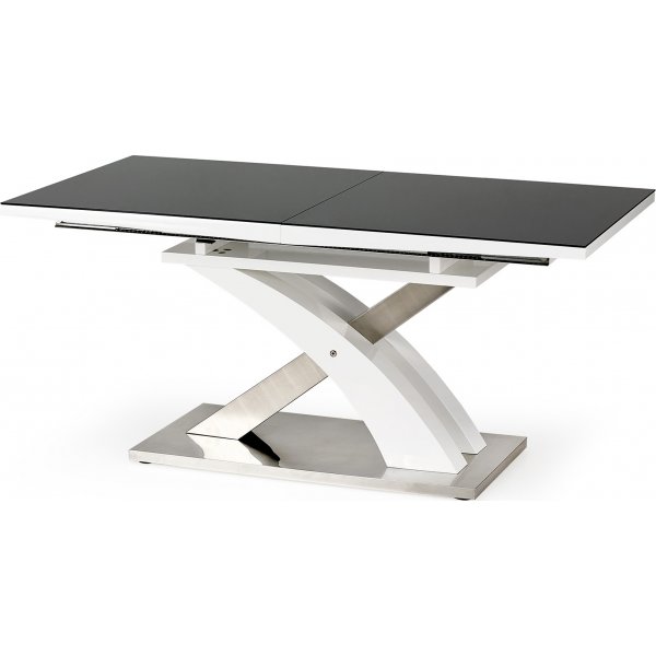 Bonita Esstisch 160-220 cm - weiß/schwarz Bonita Esstisch 160-220 cm - weiß/schwarz