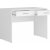 Nepo Plus Schreibtisch mit 2 Schubladen 100 x 59 cm - Wei