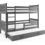 Carino Etagenbett mit Zustellbett 80 x 190 cm - Beliebige Farbe