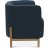Sessel Polar - Optionale Farbe des Rahmens und der Polsterung