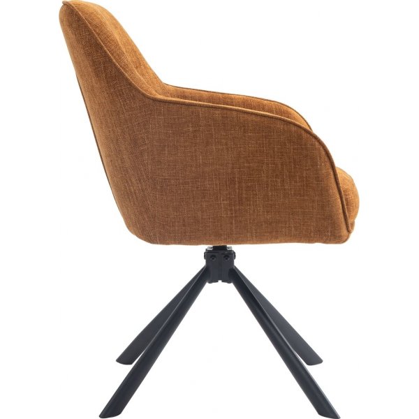 Option Sessel - Rostrot/Schwarz