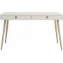 Softline-Schreibtisch 130 x 70 cm - Wei