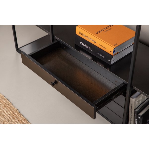 Bcherregal Amarillo - Schwarz