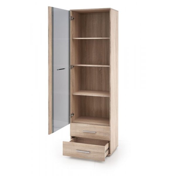 Abdel Vitrinenschrank - Sonoma Eiche