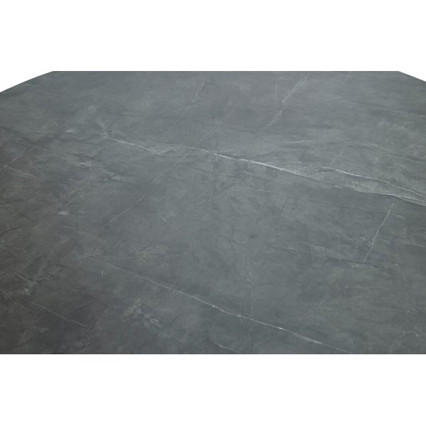 Angel Esstisch 120 cm - Grau/Schwarz