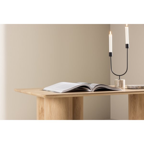 Couchtisch 120 x 60 cm wei getncht - Olivia