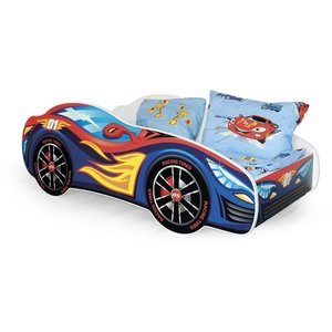 Racer Kinderbett - Formel 1 + Mbelpflegeset fr Textilien