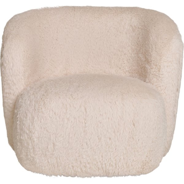 Setubal-Sessel - Kunstfell in Offwhite Setubal-Sessel - Kunstfell in Offwhite