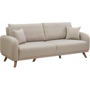 Kronos 3-Sitzer-Schlafsofa Creme