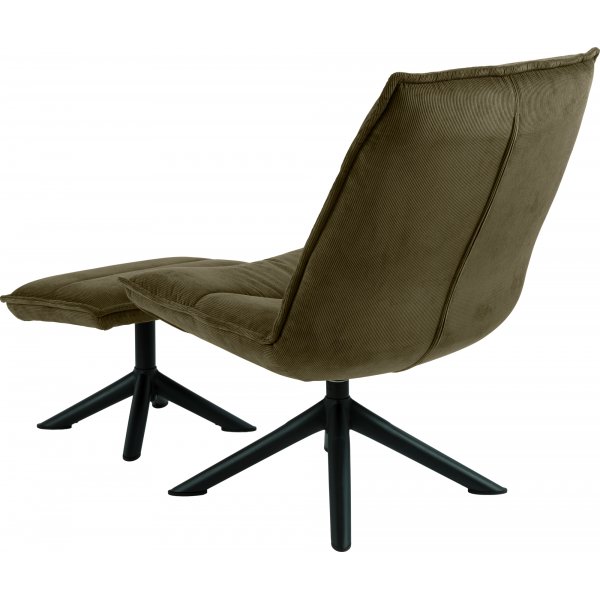 Blizzard Sessel mit Fuschemel - Grn